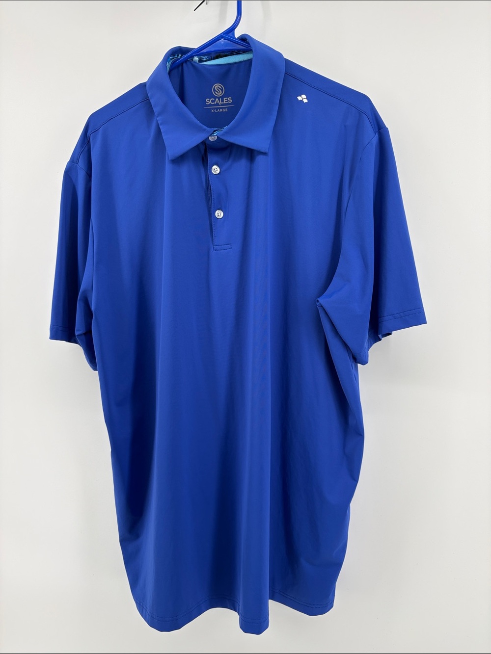 Scales Men's Royal Blue Polo Shirt